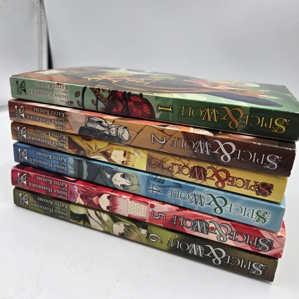 Spice and Wolf Vol. 1-6 English Manga Paperback By Isuna Hasekura Yen Press‎